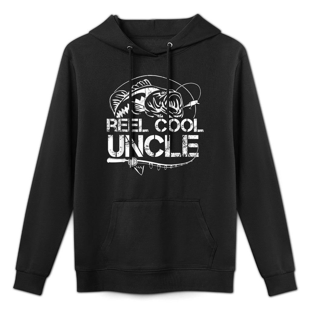 Reel Cool Uncle Fishing Daddy Fathers Day Dad Gifts For Men Pilling-Resistant Hoodie