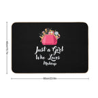 Just A Girl Who Loves Makeup  Fade-Resistant Bath Mat
