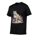 Snow Leopards Lovers Snow Leopard  Easy-care T-Shirt