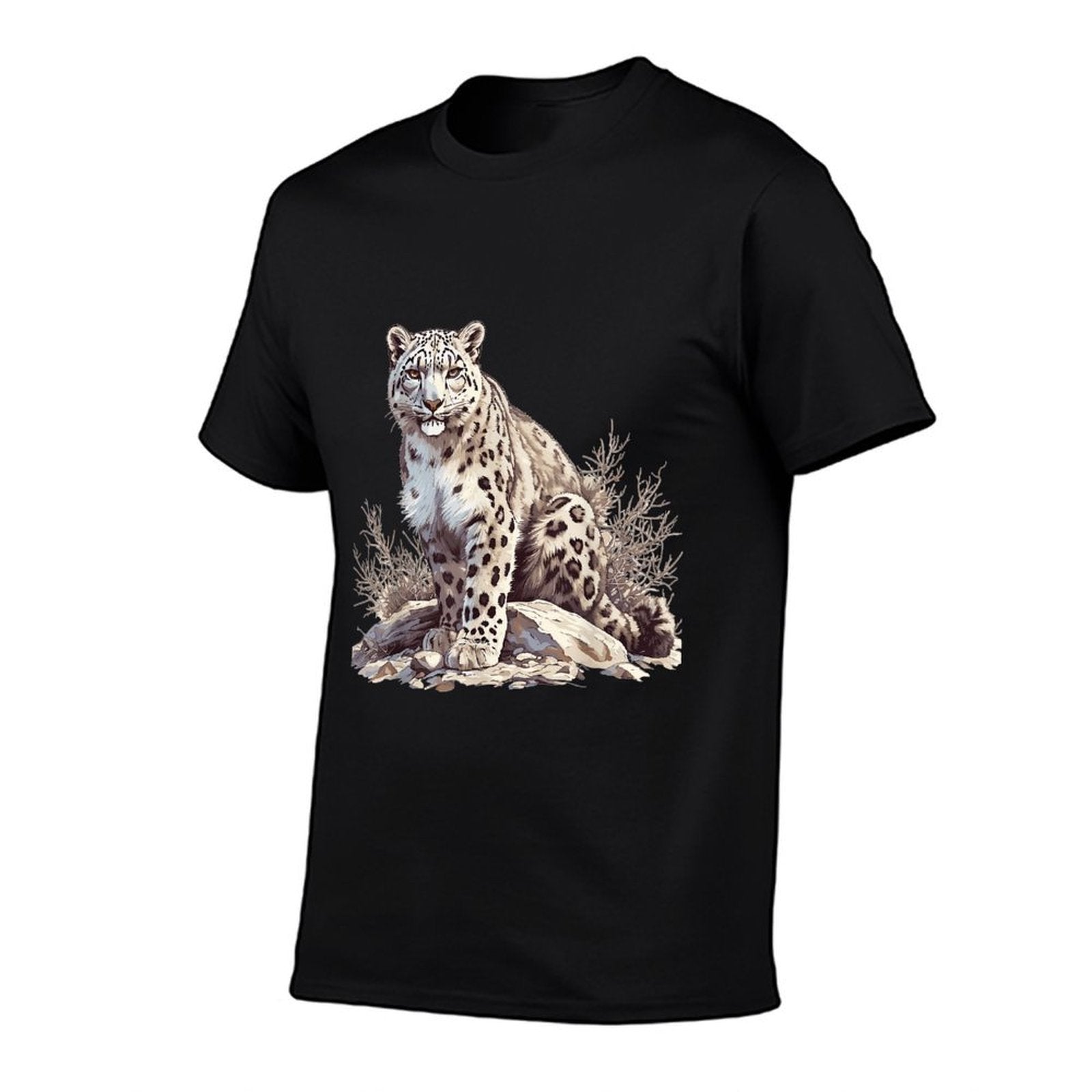 Snow Leopards Lovers Snow Leopard  Easy-care T-Shirt