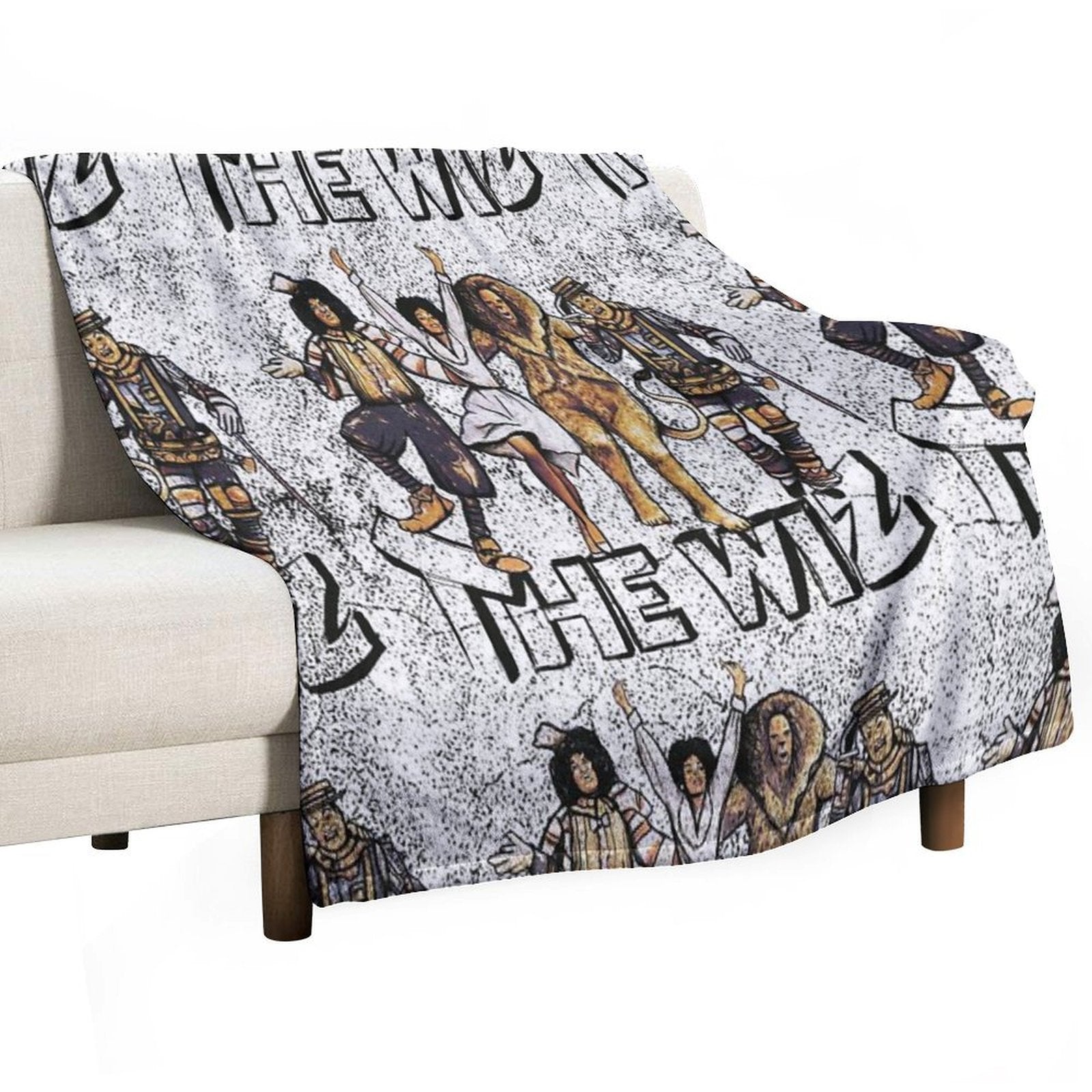 Grungy Wiz Premium Throw Blanket