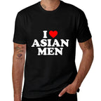 I Love Asian Men  Easy-care T-Shirt