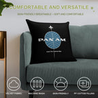 Pan American World Airways Pan Am Soft Washable Throw Pillow