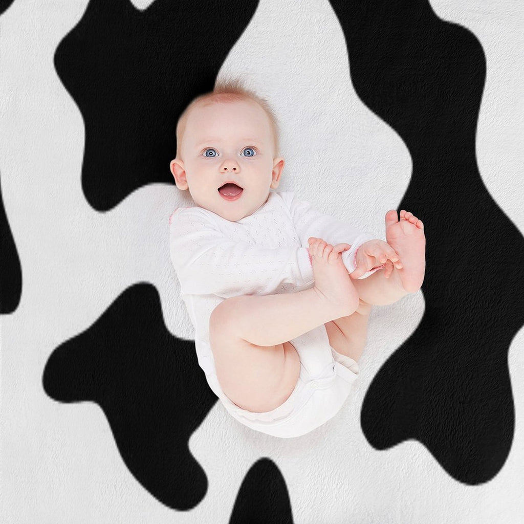 Cow Halloween Costume Multi-functional Throw Blanket