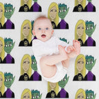 Beast Boy And Terra Easy Care Throw Blanket