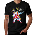 Halloween Dabbing Cute Pirate Unicorn Apparel Kids Girls  Cotton T-Shirt