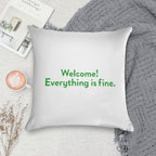 The Good Place Welcome Wall Soft Fade-Resistant Throw Pillow