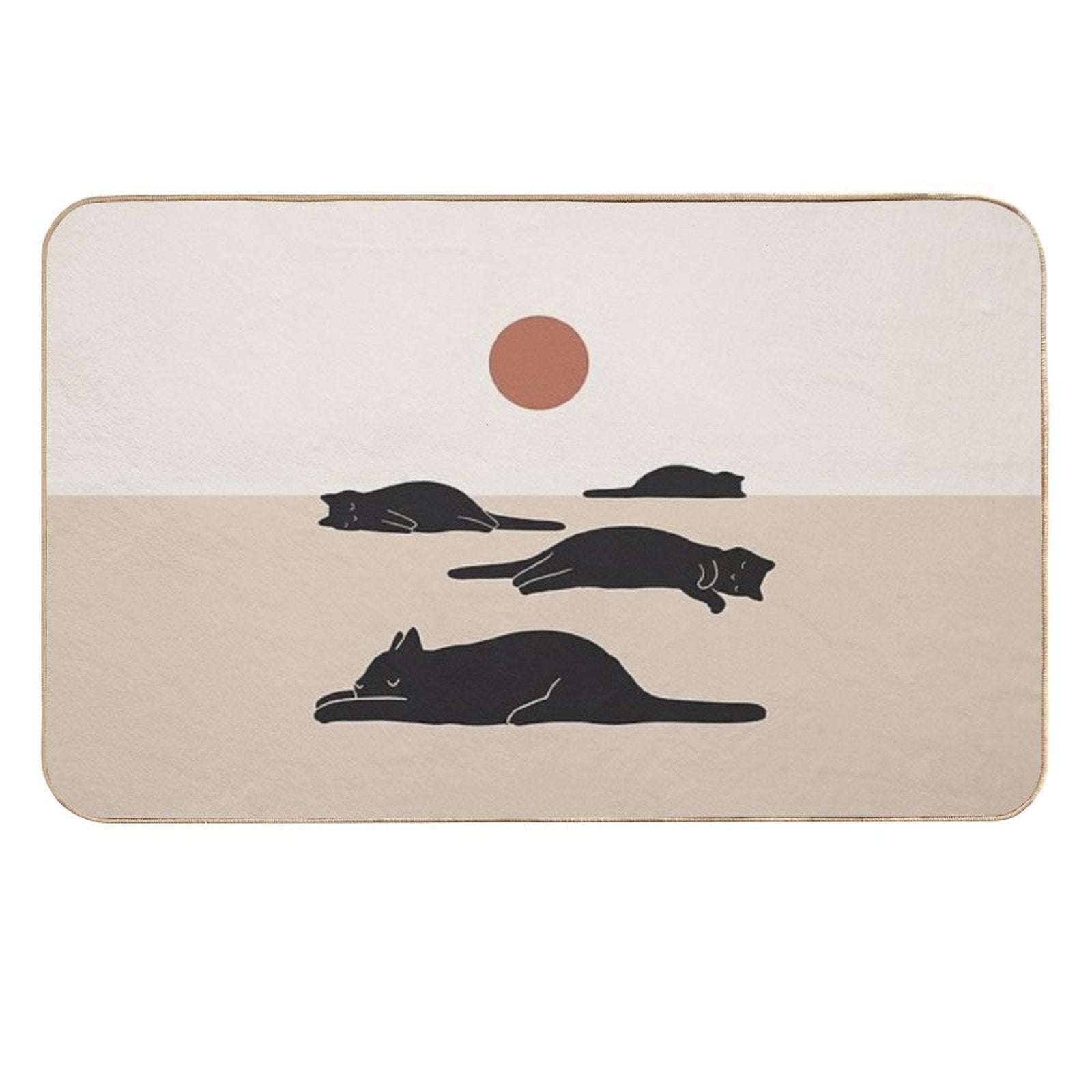Cat Landscape 69  Rapid-Drying Bath Mat