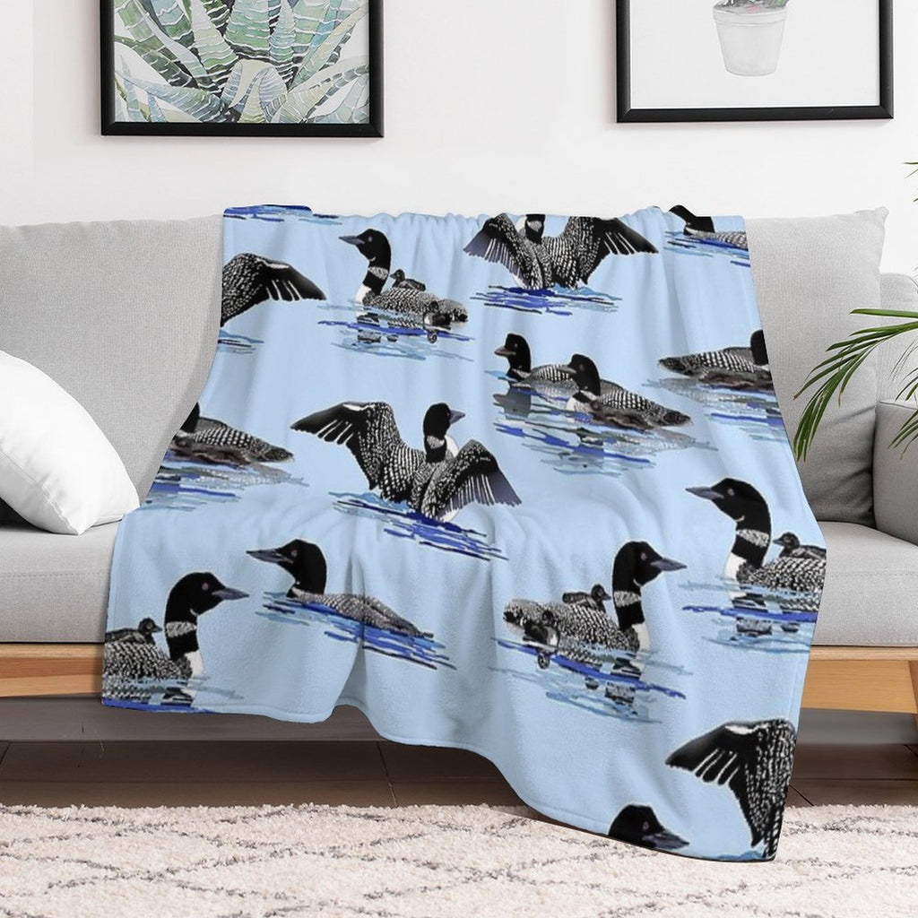 Lots of Loons Shrink-resistant Throw Blanket