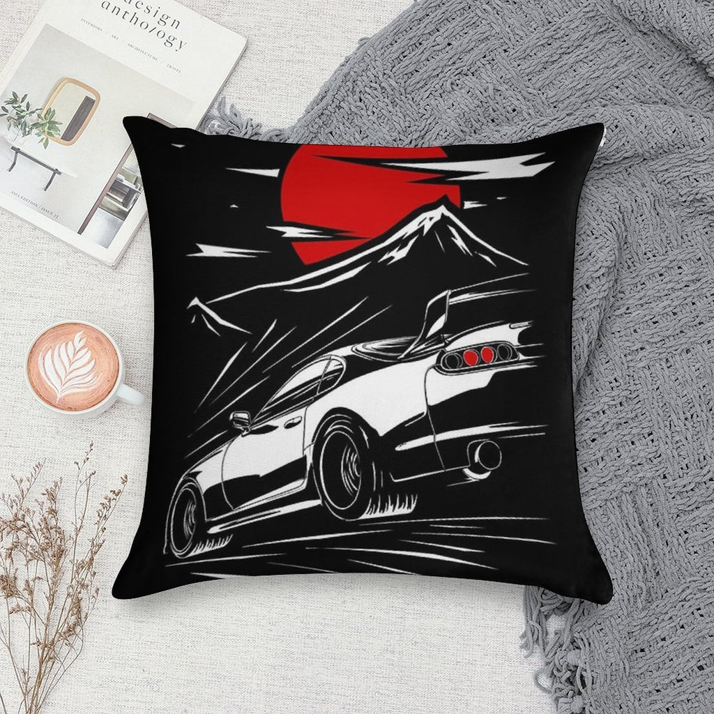 Toyota Supra MKIV  Haruna Soft Ultra-Soft Texture Throw Pillow