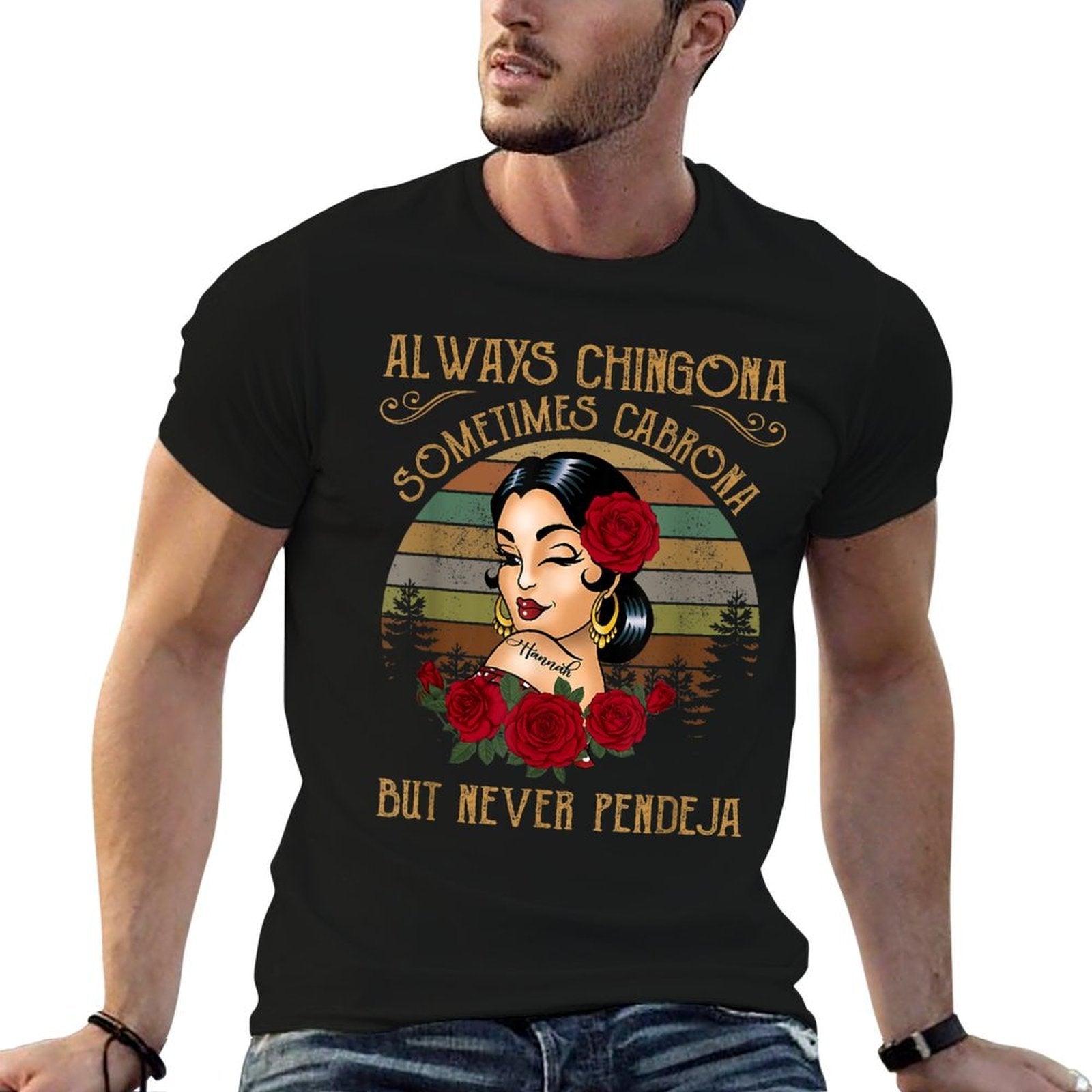 Always Chingona Sometimes Cabrona But Never Pendeja  Lightweight T-Shirt