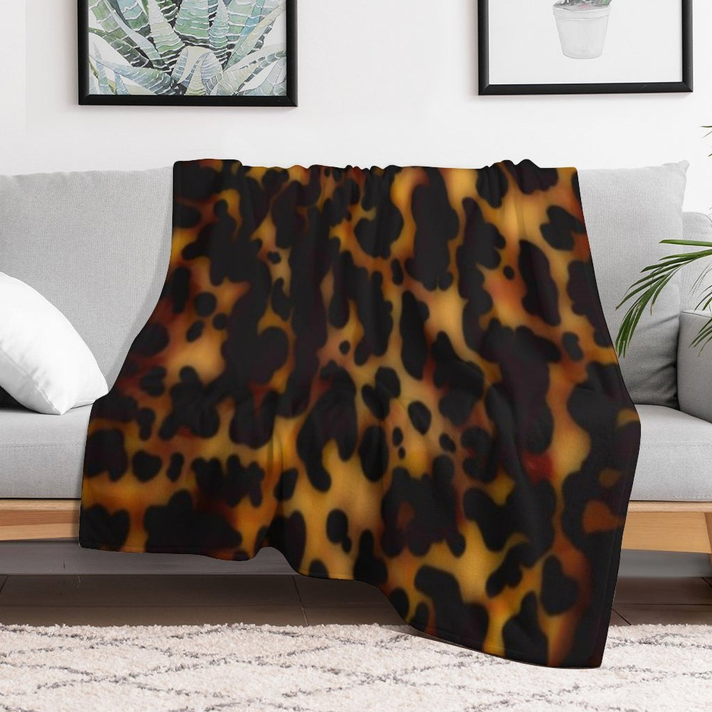 Tortoiseshell Tortoise Shell Gift-ready Throw Blanket