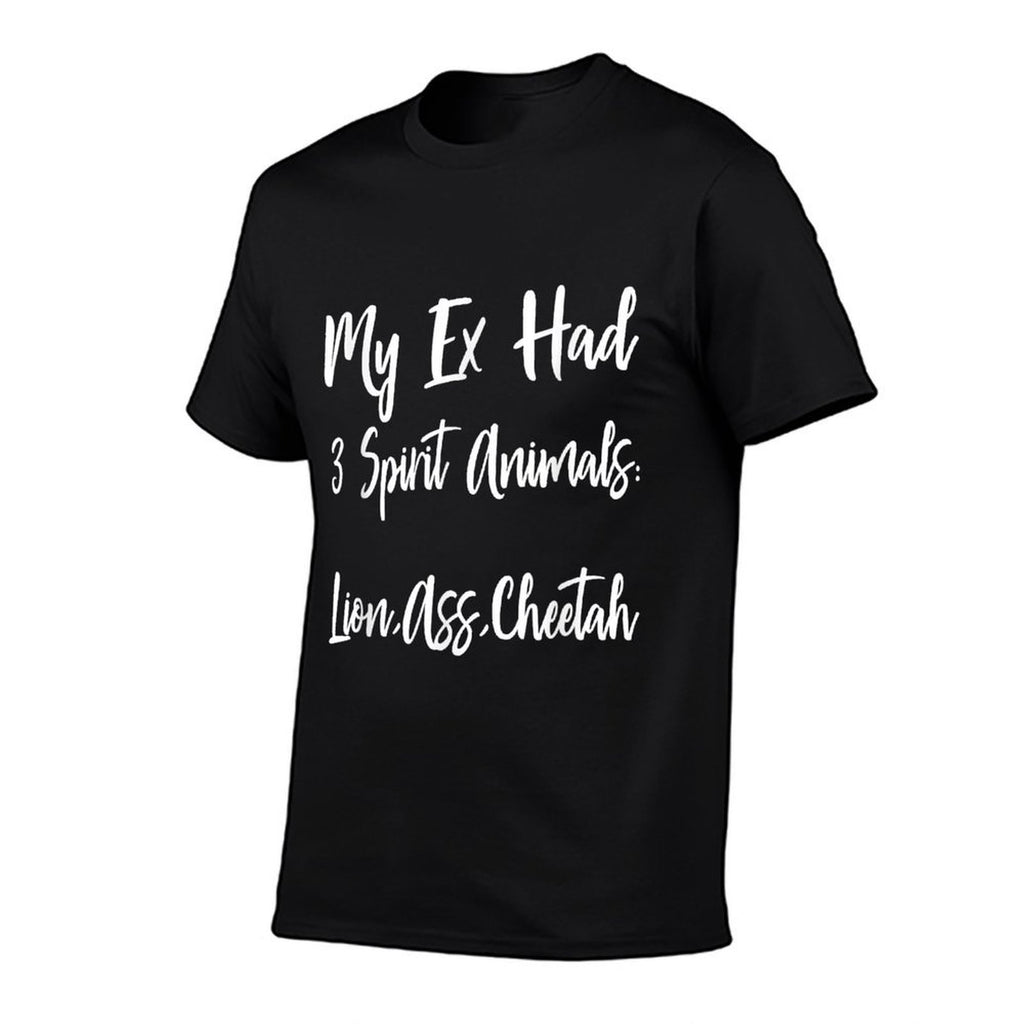 My Ex Has 3 Spirit Animals Ex Wife Husband Divorce Divorcee  Graphic-printed T-Shirt