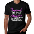 Registered Nurse Est 2022 Nurse In Progress Gift Unisex-Adults, Kids Black Tie-Dye  Graphic-printed T-Shirt