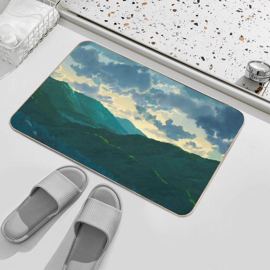 Journey Far to The West  Long-Lasting Bath Mat