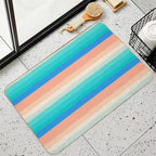 Aesthetic Rainbow  Easy Maintenance Bath Mat