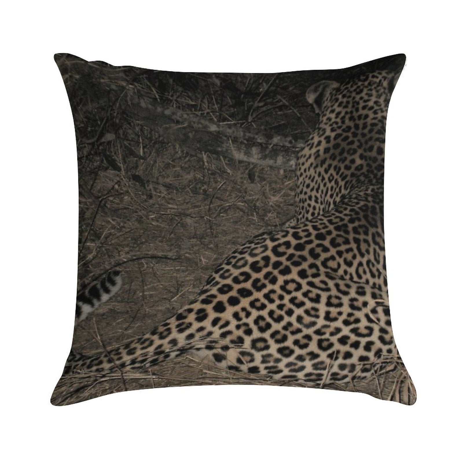 Leopard Print Soft Skin-Friendly Throw Pillow