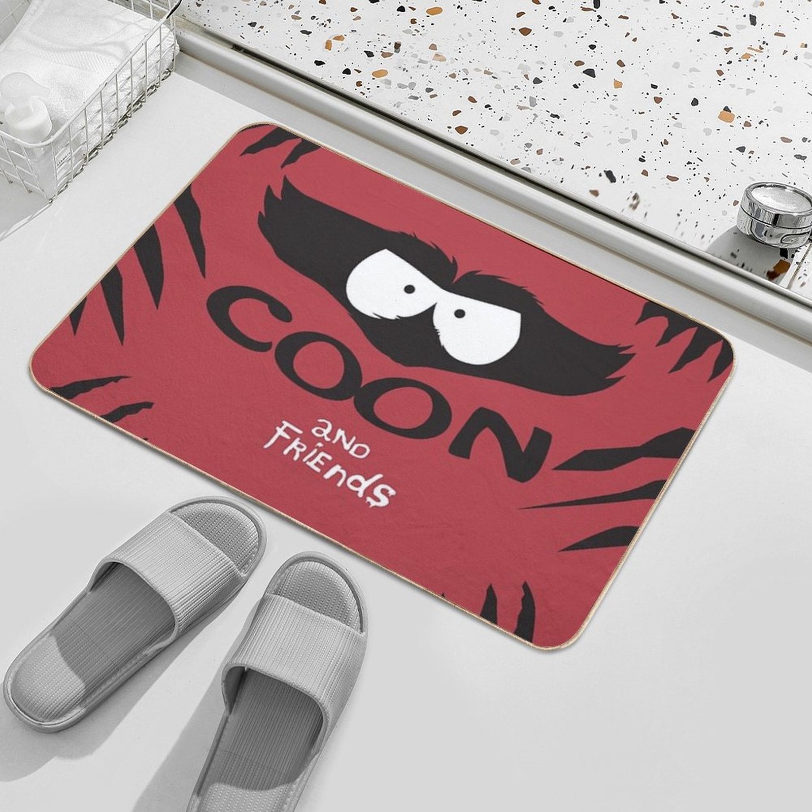 Coon And Friends  Toxin-Free Bath Mat