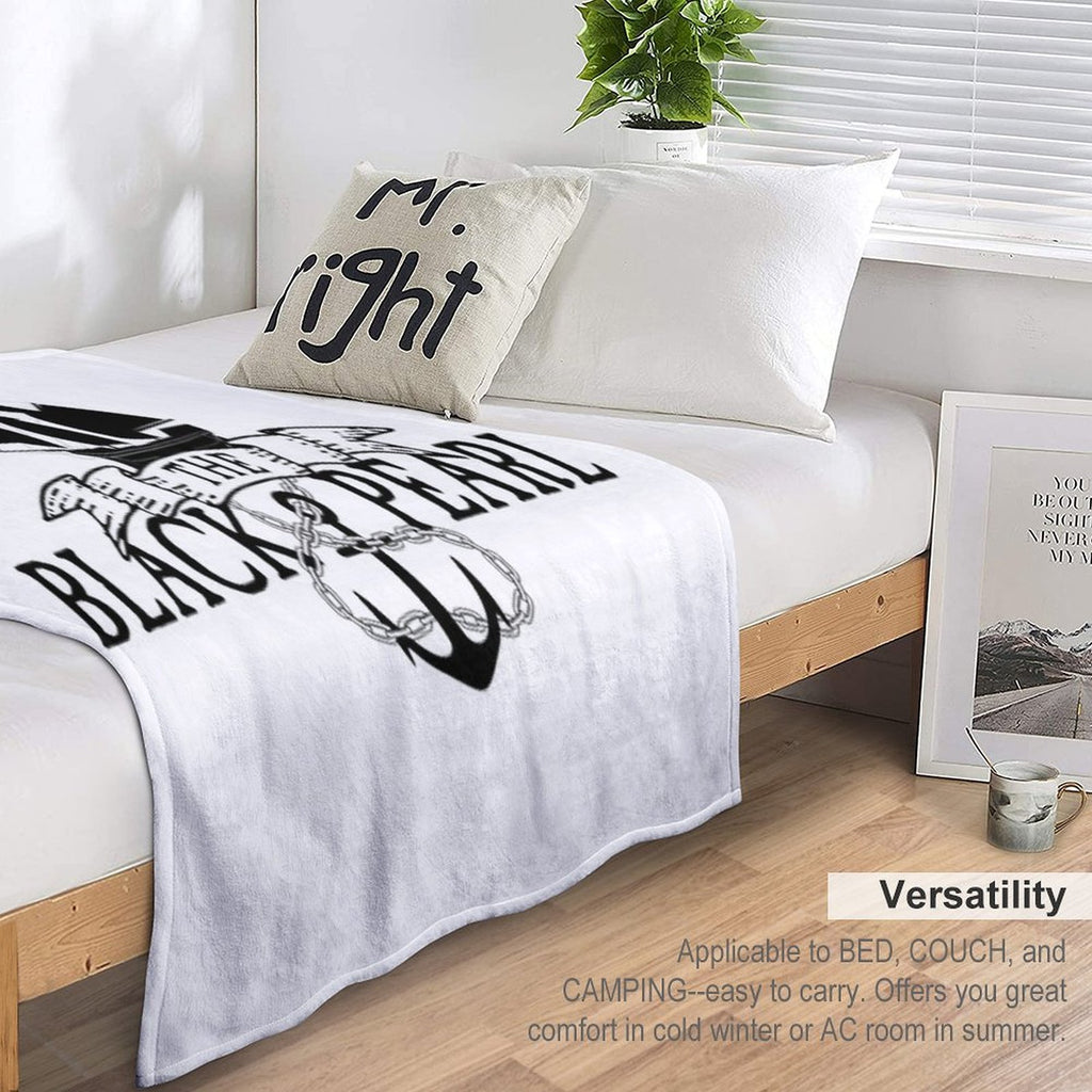 Black Pearl - Pirate Sailing Ship Durable Throw Blanket