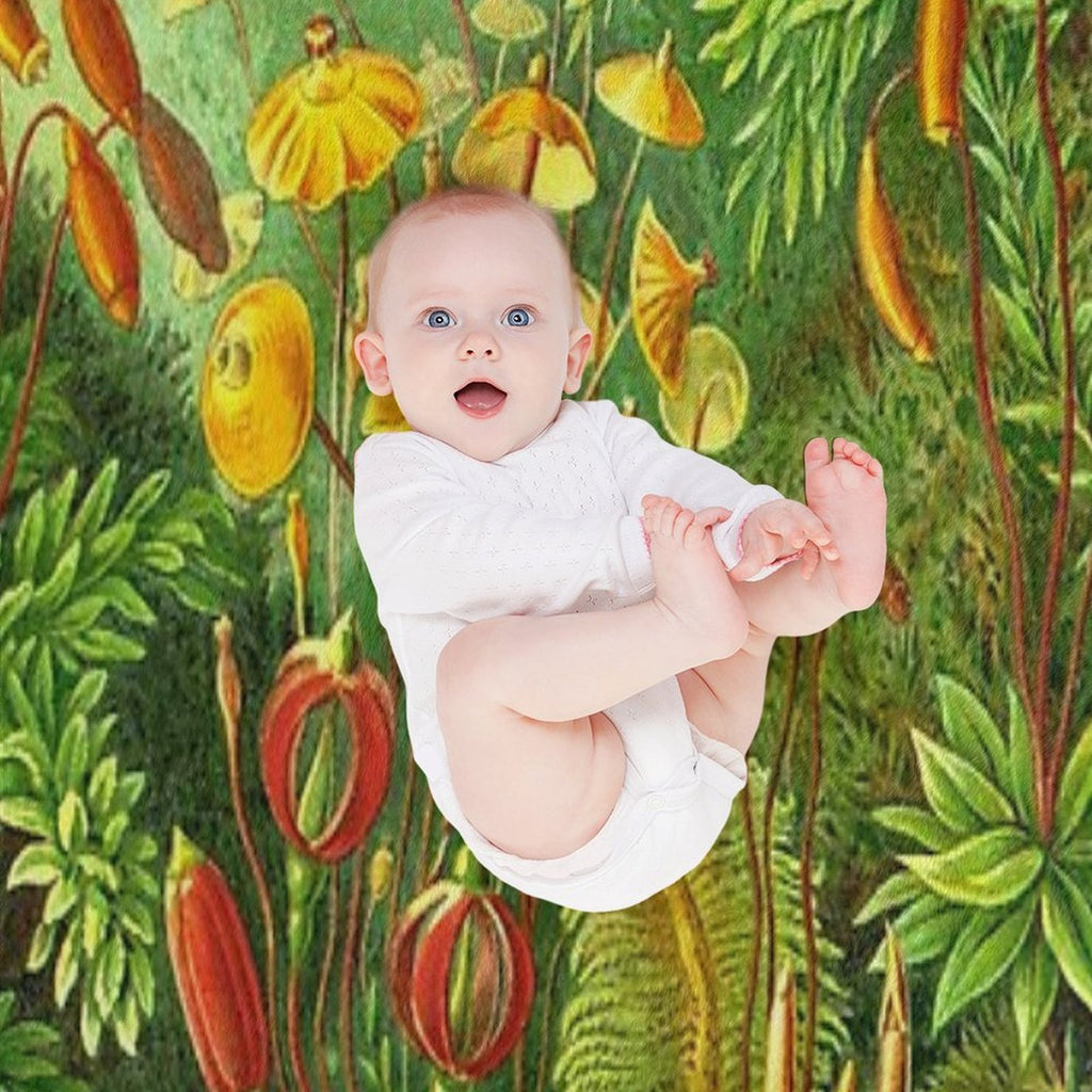 Moss - Ernst Haeckel Durable Throw Blanket