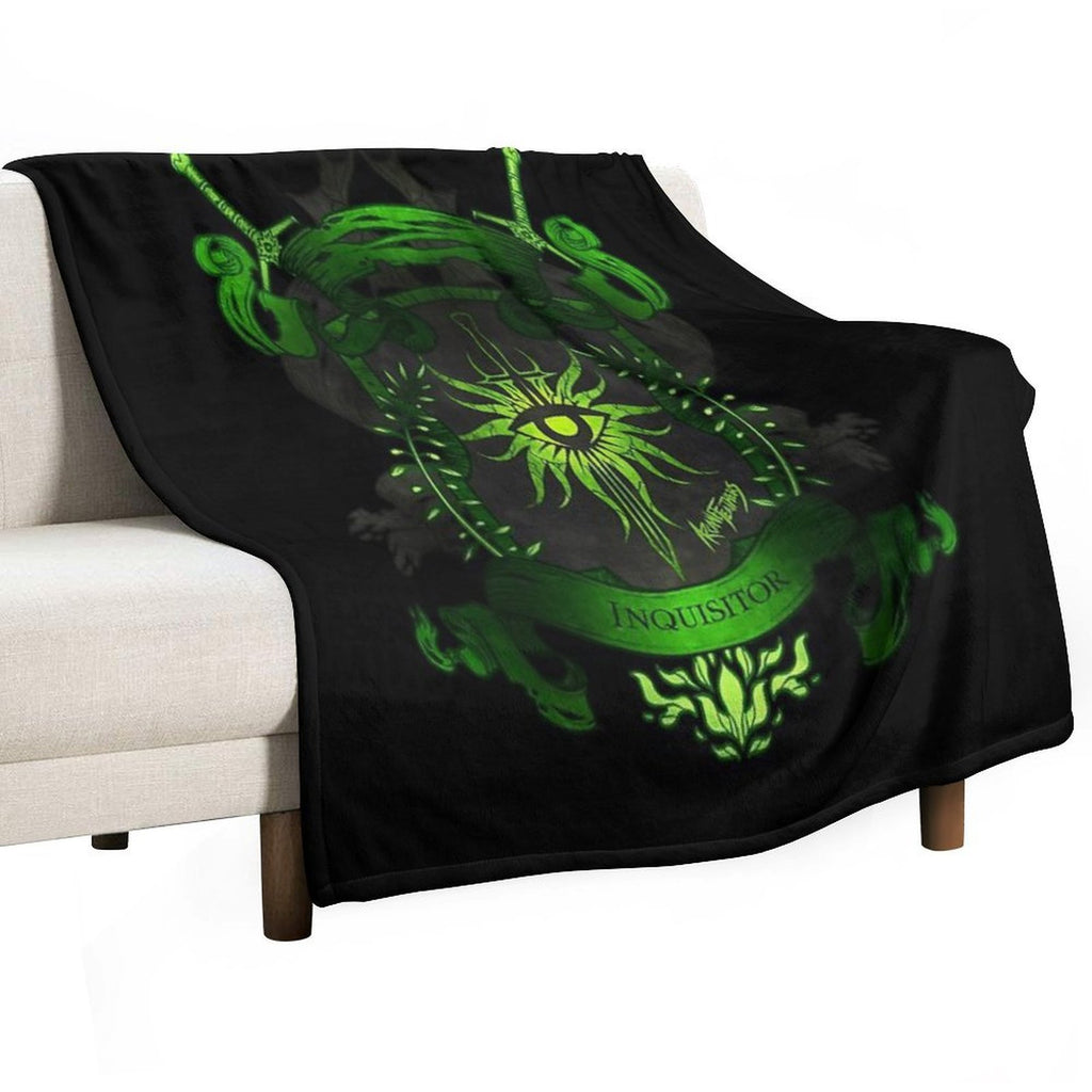 Dragon Age Inquisitor Sustainable Throw Blanket