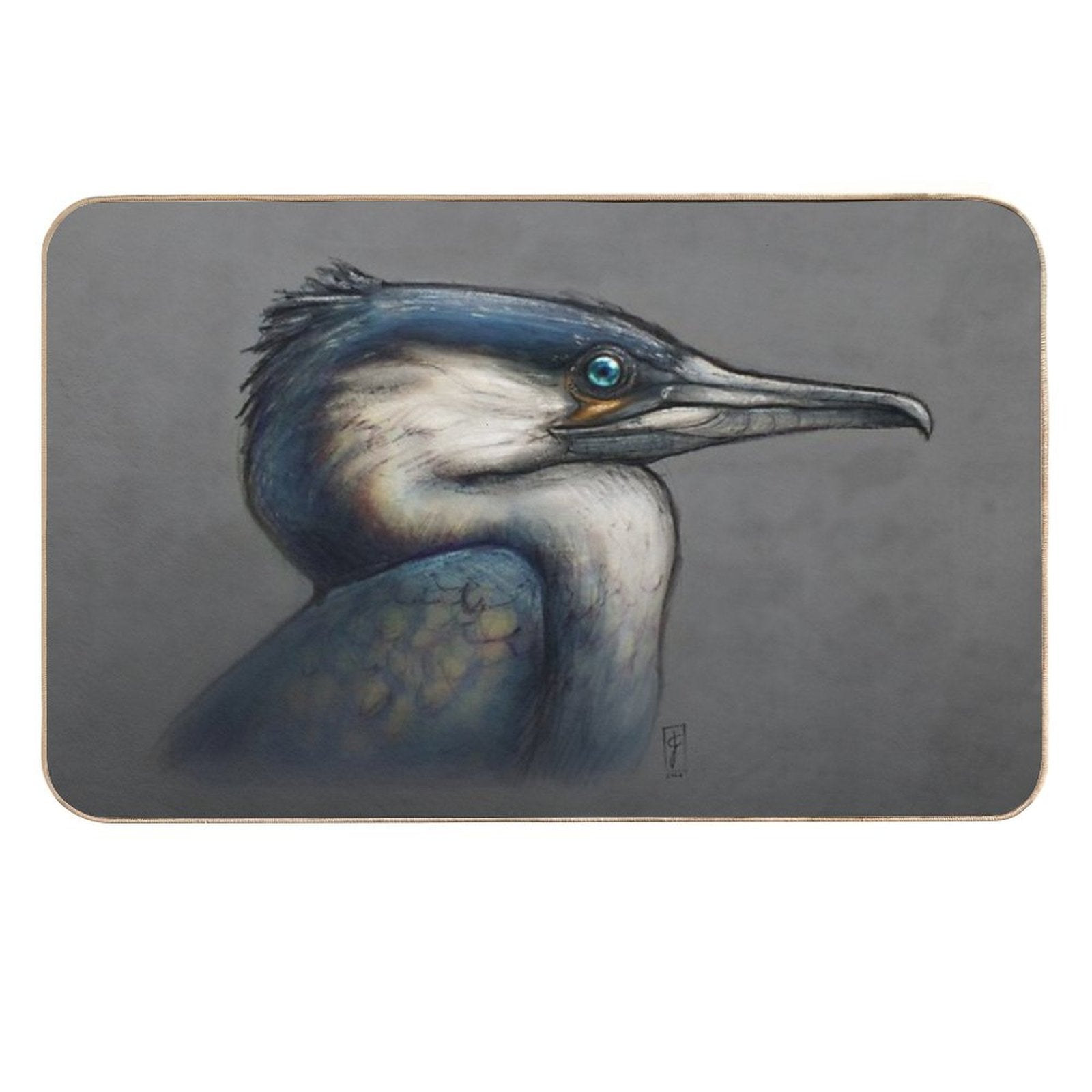 Great Cormorant  Versatile Bath Mat