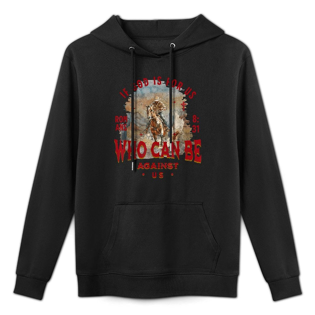 Cowboy Bible Scripture Verse Western Jesus For Mens Faith Shape Retention Hoodie