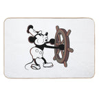 Steamboat Willie Steamboat Mickey, Mickey Mouse  Slip-Resistant Bath Mat