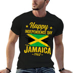 Happy Independence Jamaica Est 6th August 1962 Jamaican  Polyester Blend T-Shirt
