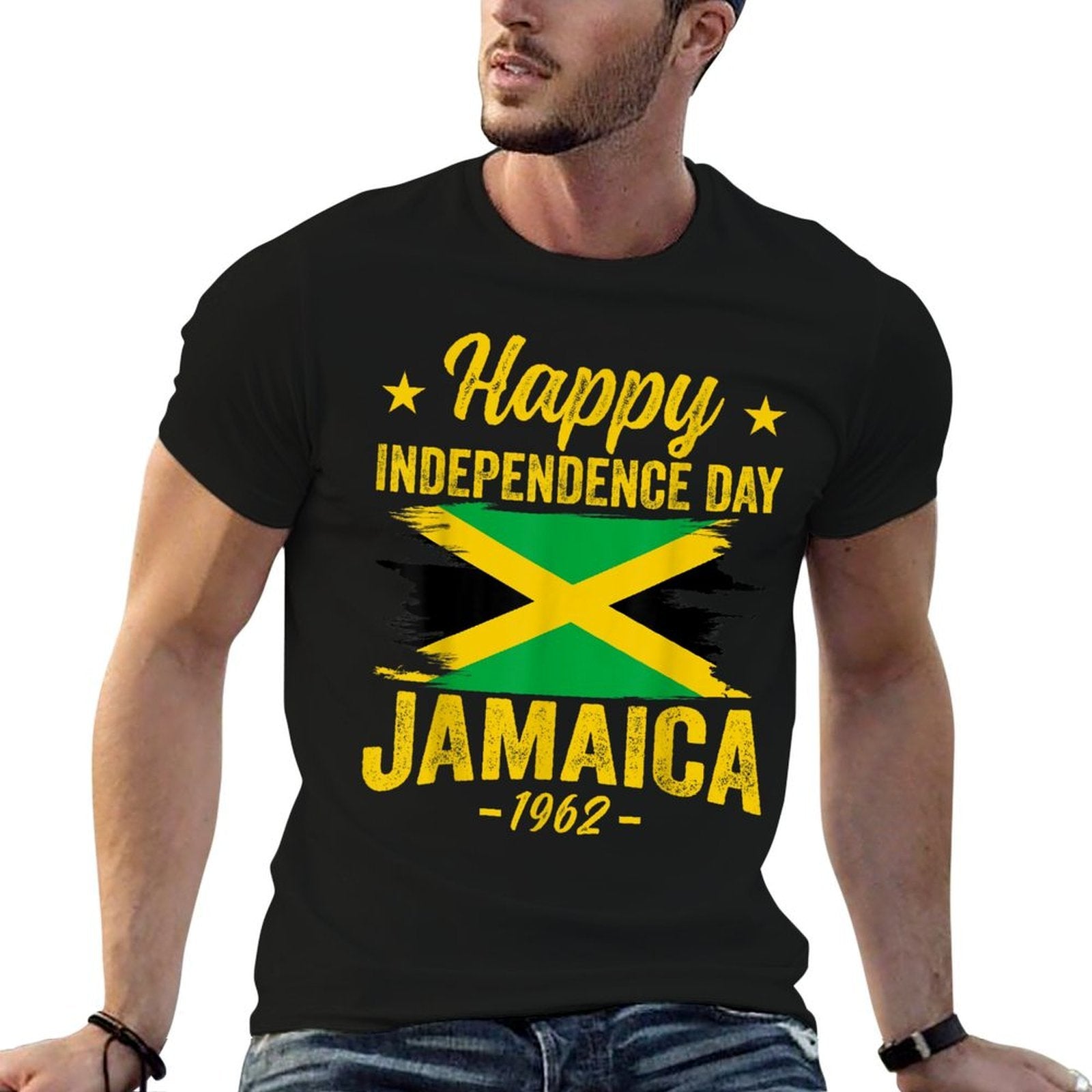 Happy Independence Jamaica Est 6th August 1962 Jamaican  Polyester Blend T-Shirt