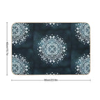 Glowing Mandala  Versatile Bath Mat