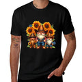 Western Cowboy Gnomes With Sunflowers  Soft T-Shirt