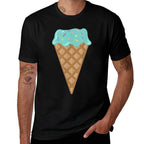 Funny Ice Cream T-shirt - Gift For Cool Kids And Toddlers  Oversized Silhouette T-Shirt