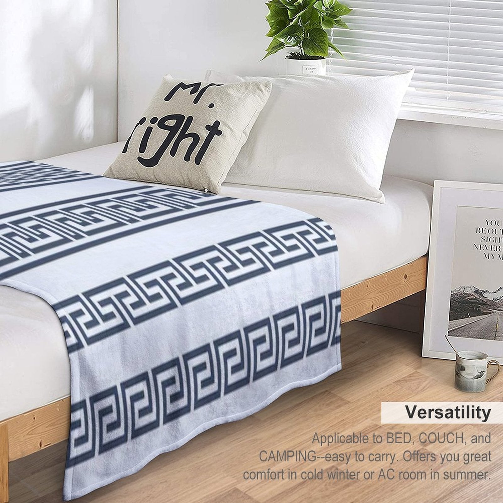 Patterns Eco-conscious Throw Blanket