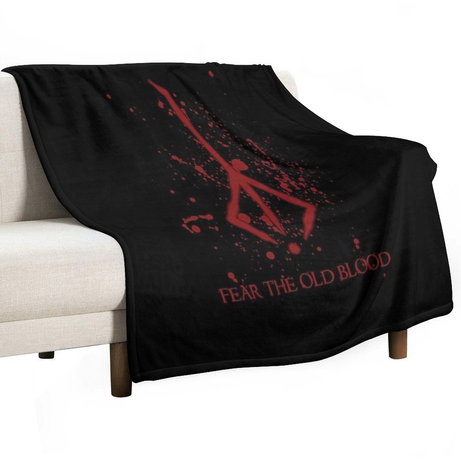 Hunter Symbol - Bloodborne Caryll Rune Machine-washable Throw Blanket