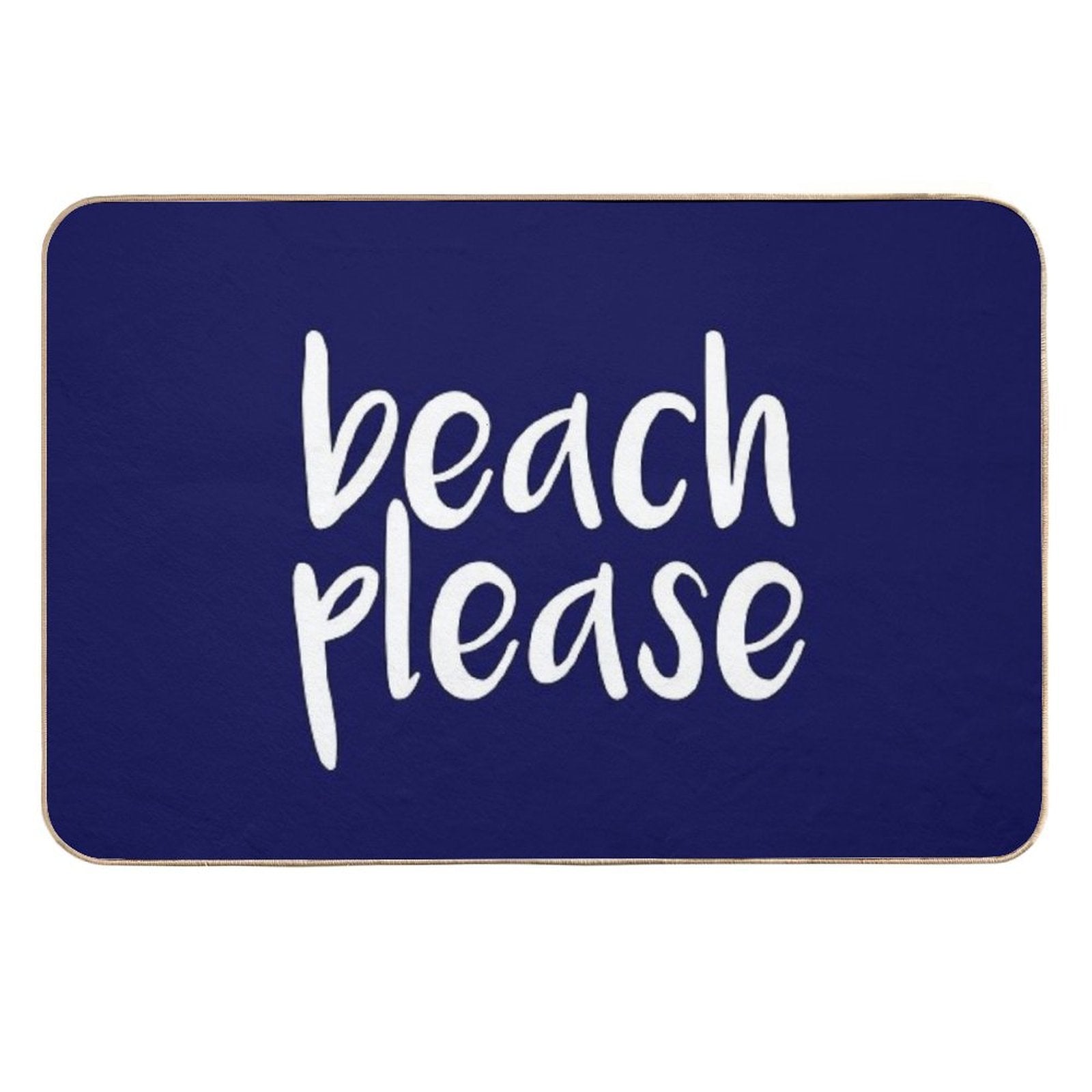 Beach  Dirt-Trapping Bath Mat