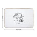 Funny Microscope, Microbiologists Biology Nerd Science Lab  Easy To Clean Bath Mat