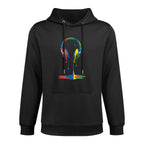Gamer Headphones Paint Drip Music Lover Layering Staple Hoodie