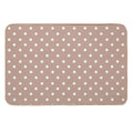 Polka Dot,dots,circles,brown,nude,beige Background  High-Traffic Bath Mat