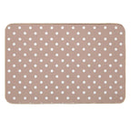 Polka Dot,dots,circles,brown,nude,beige Background  High-Traffic Bath Mat