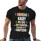 KASEY Personalized Womens Gift Custom KASEY  High-quality Stitching T-Shirt