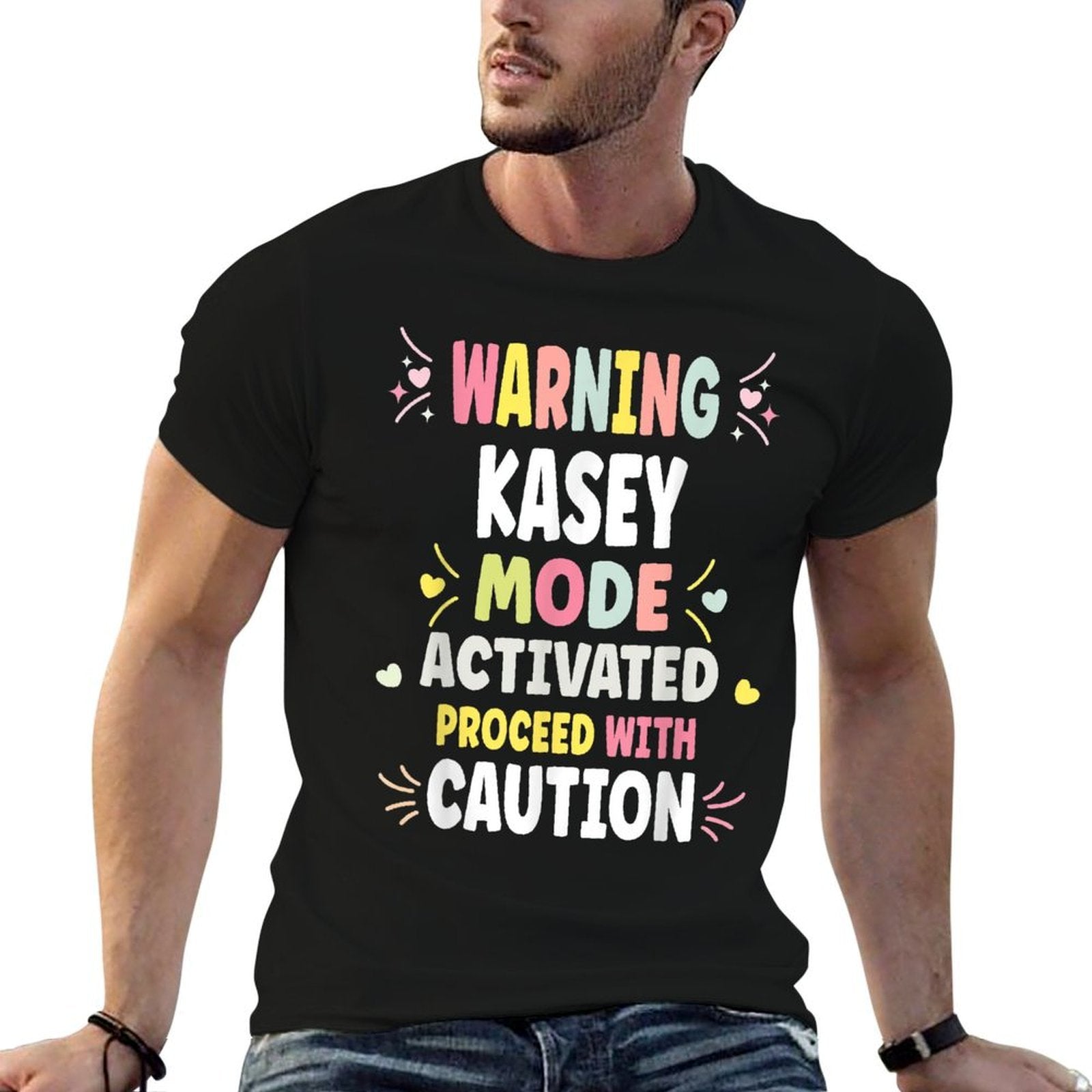 KASEY Personalized Womens Gift Custom KASEY  High-quality Stitching T-Shirt