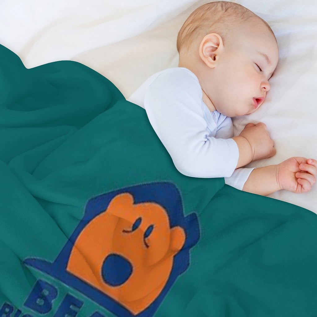 Family Bear in The Big Blue House104 Compact Throw Blanket