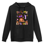 1 Year Old Kids Birthday Black Girl It's My 1st Birthday Casual Wear Hoodie