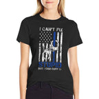 Funny Police Officer Gift Law Enforcement Police  Slim-fit Cut T-Shirt