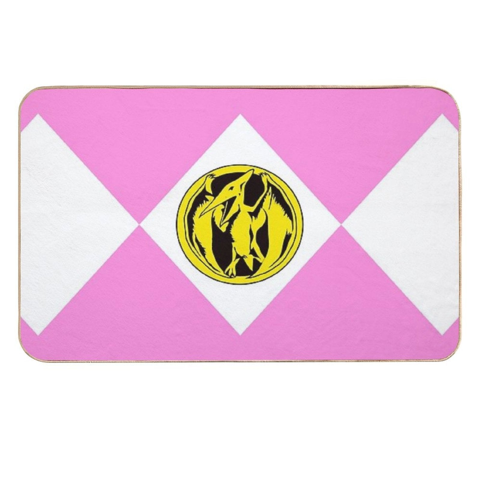 MMPR Pink Ranger With Coin  Multi-Purpose Bath Mat