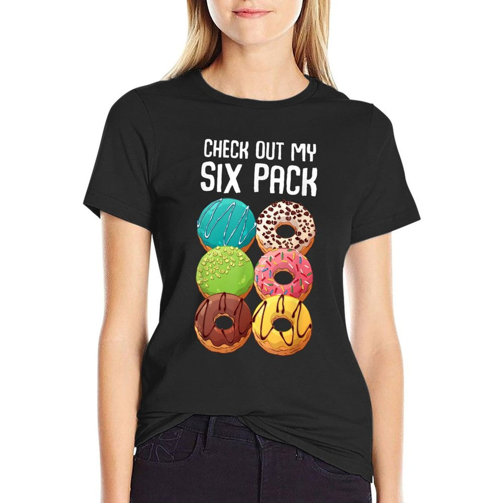 Check Out My Six Pack Donut - Funny Gym Comfortable T-Shirt