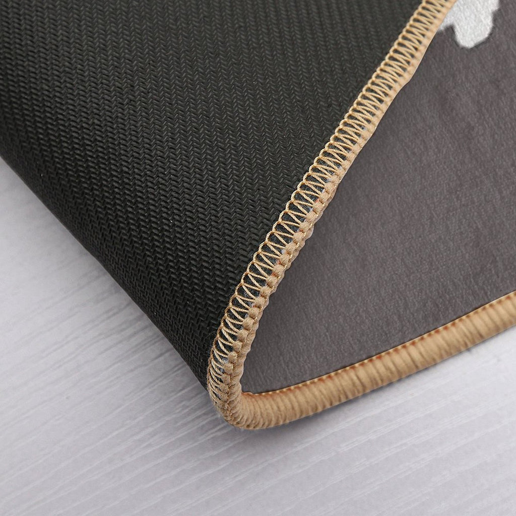 Fluffy White Pomeranian  Multi-Purpose Bath Mat