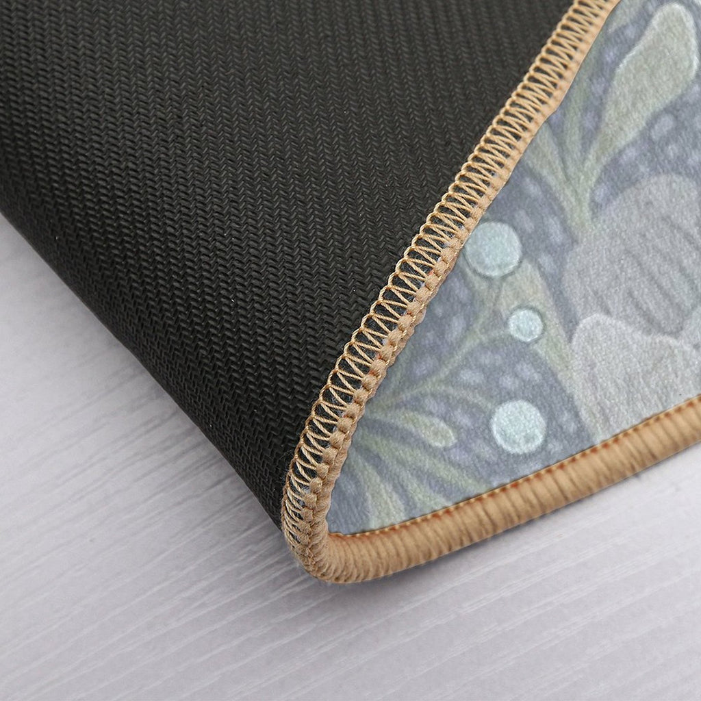 Interweaving of Flowers And Stems  Multi-Purpose Bath Mat