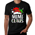 Mimi Claus Christmas Lights Pajama Family Matching  High-quality Stitching T-Shirt